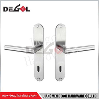 Interior Brass Lever On Plate Mortise Door Handle Antique Lockset