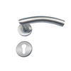 China factory low price stainless steel double sided door handle for commercial door