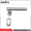 Best selling products stainless steel tube lever european door handle on rose