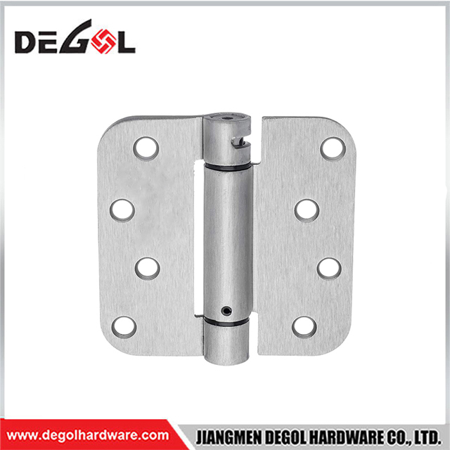 DH1201 Stainless steel metal mortise spring door hinge adjustable self closing hinges