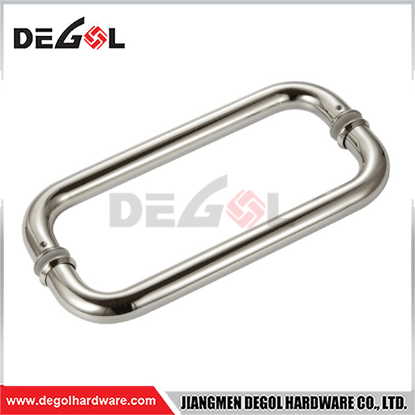 Stainless steel shower glass door handle