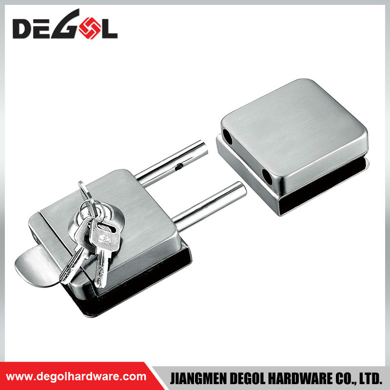 cerradura de puerta corrediza de vidrio de aleaci&oacute;n de zinc