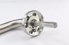 High quality simple modern style 19mm tube lever stainless steel lever door handle