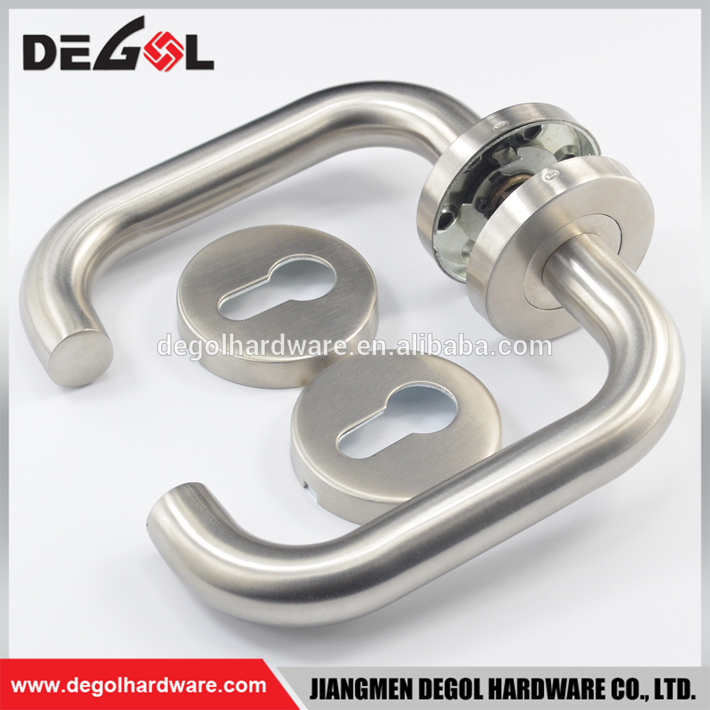 Best price high quality stainless steel door handle for wooden door