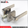 High quality fancy passage lever door lock popular stainless steel 201 German door lock