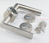 China supplier double sided stainless steel residential apartment heavy duty solid door handle lever set