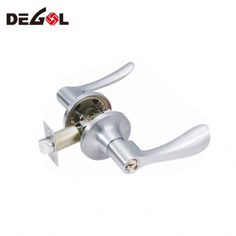 2018 New security electronic rf door handle lock RFID card smart hune hotel lock