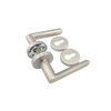 Manufacturers in china stainless steel tube lever commercial door handles interior lever passage