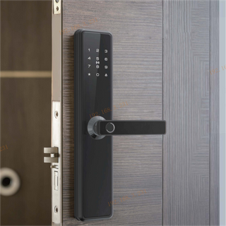 H12 High-strength Aluminum Alloy 350*70mm Fingerprint Password Swipe Card Key Unlock Smart Door Lock
