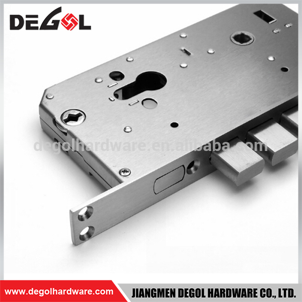 Stainless steel french door mortise lock parts small mortise lock