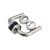 Best selling items interior apartment room stainless steel tube lever wooden door handles
