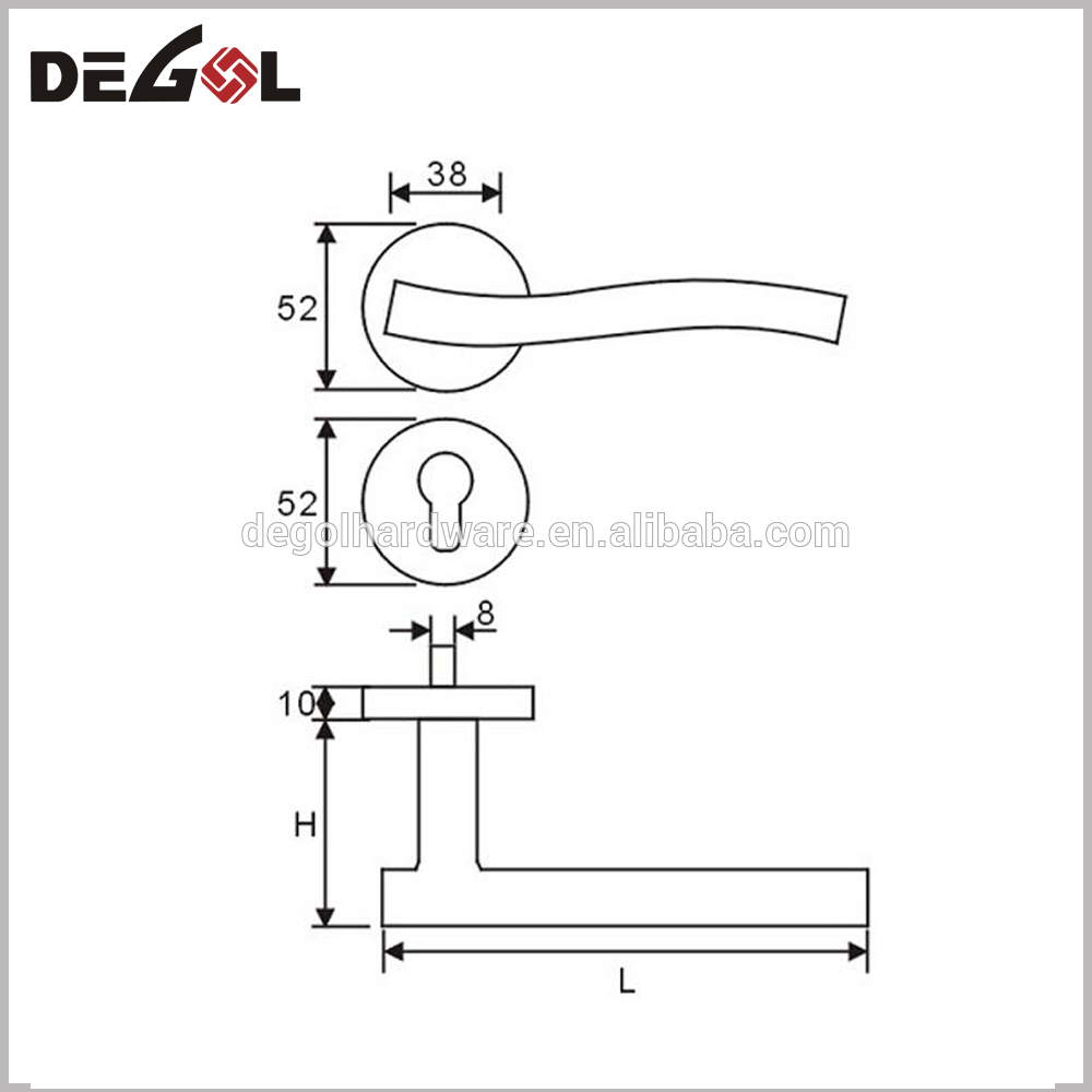 dibujo de tirador de puerta de onda