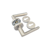 Top quality High-end stainless steel residential double sided tube doors lever handles